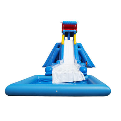 2020 Commercial high quality inflatable slip n slide with pool