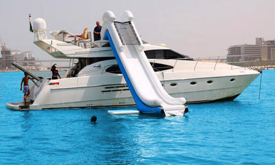 Inflatable escape slides emergency aircraft escape slide  Inflatable Adult Yacht Slide