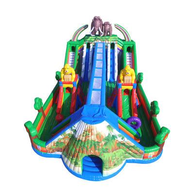 inflatable jumping bouncy castle combo giant mini slip n slides