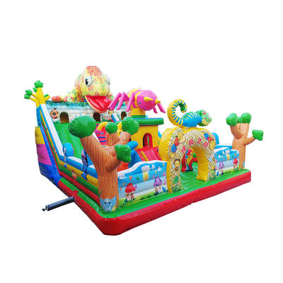 factory direct inflatable bouncy giant mini slide, fun outdoor park equipment