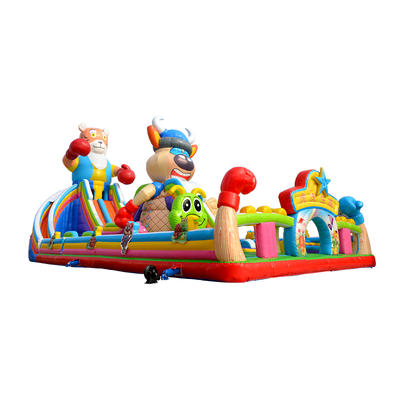 Huge Inflatable Amusement Park Kids Funny Inflatable Combo Bouncer Slide for sale