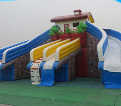 best price summer water park slide city with inflatable pool for kids adults