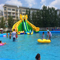 commercial inflatable water slide for kids and adults