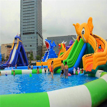 commercial inflatable water slide for kids and adults